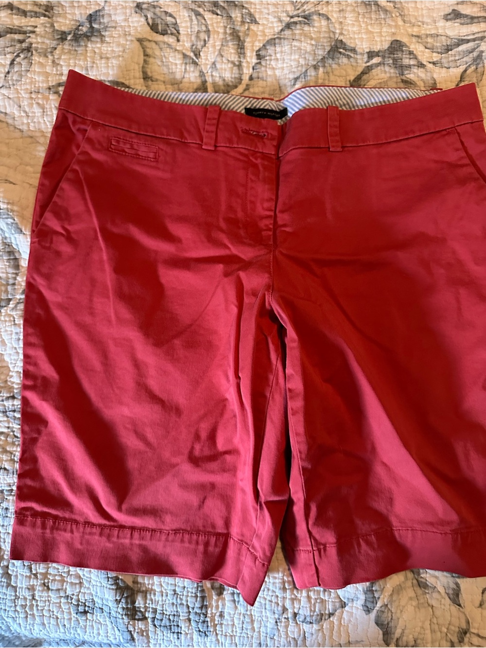 Tommy Hilfiger Red Bermuda Shorts